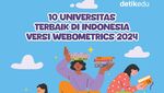 Infografis: 10 Kampus Terbaik di Indonesia Versi Webometrics 2024