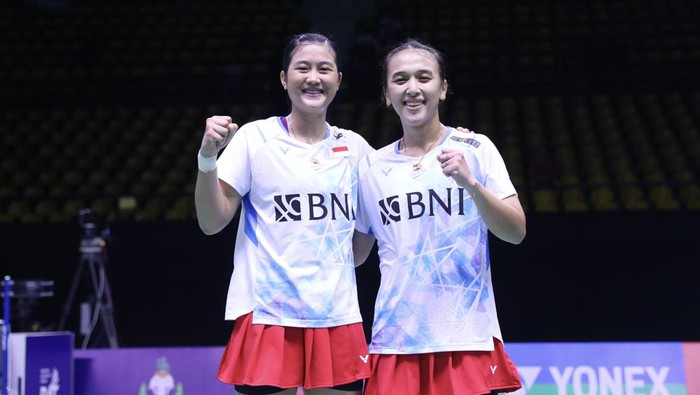 Amalia Cahaya Pratiwi/Febriana Dwipuji bersiap menghadapi lawan yang lebih berat di Thailand Masters 2024.