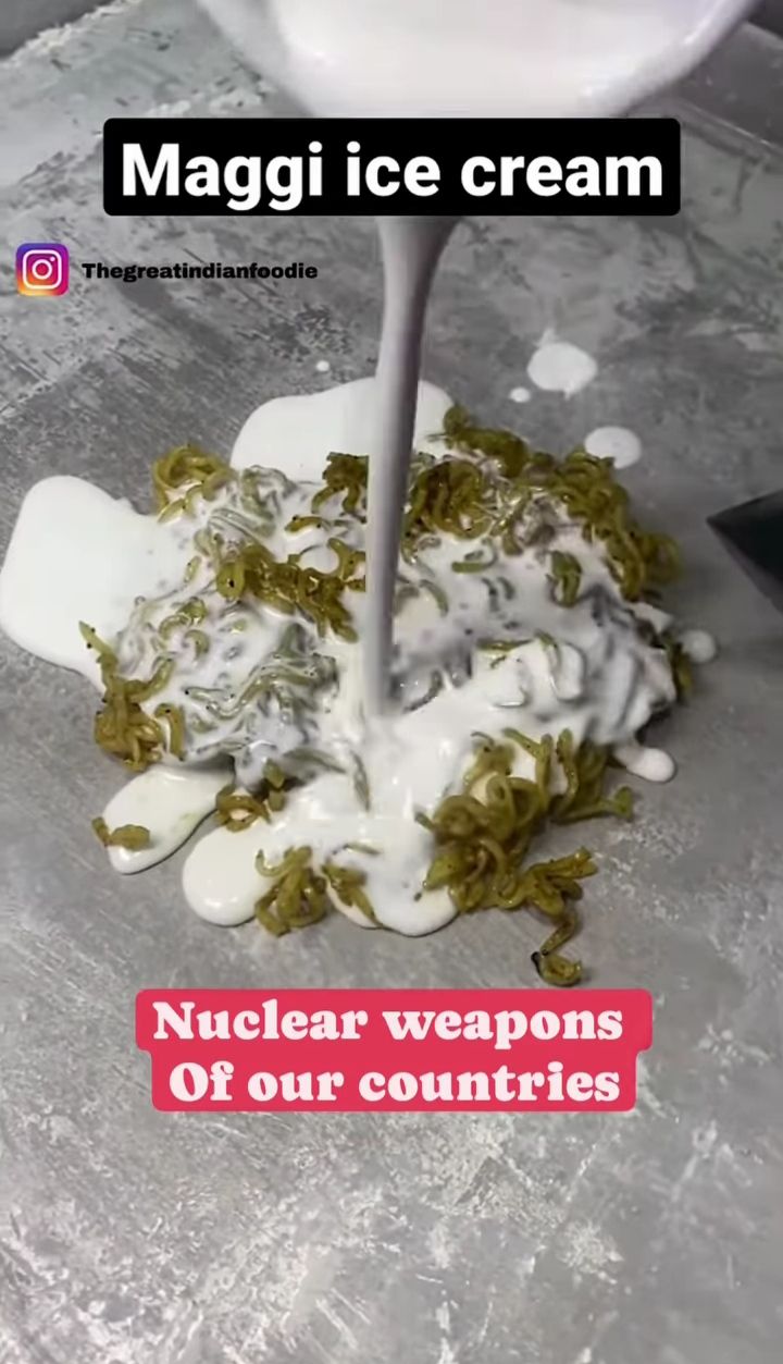 Unik! Es Krim Rasa Mie Instan Bikin Netizen Berdebat