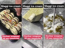 Unik! Es Krim Rasa Mie Instan Bikin Netizen Berdebat