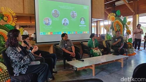 Forum pengenalan Festival Tumpek Wariga dan jenis usaha ramah lingkungan kepada investor di ITDC Nusa Dua, Badung, Jumat (2/1/2024).