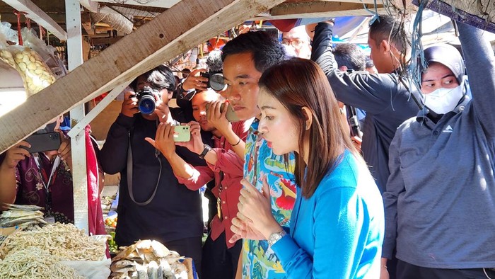 Gibran Rakabuming Raka di Depok (Adrial/detikcom)