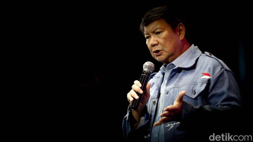 Relawan Pemimpin Indonesia (RAPI) mendeklarasikan dukungan kepada Prabowo-Gibran. Deklarasi dihadiri Hashim Djojohadikusumo, Maruarar Sirait dan Dudung Abdurachman.