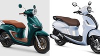 Honda Stylo dibanderol mulai Rp 27,5 jutaan di Indonesia. Nominal tersebut hanya Rp 800 ribu lebih mahal dibandingkan Yamaha Grand Filano. Kedua harga tersebut berstatus on the road Jakarta. Foto: Doc. Honda/Yamaha. Kolase: detikOto.