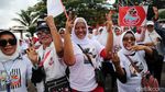 Kampanye di Palembang, Ganjar Sapa Pedagang Pasar KM 5 dan 16 Ilir