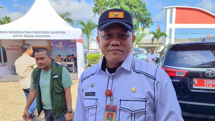 Kepala Satpol PP Banten Agus Supriyadi (Bahtiar/detikcom)