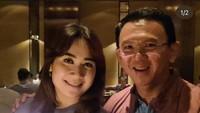 Contohnya ketika sang istri, Puput Nastiti Devi berulang tahun. Ahok tidak lupa memberi kejutan kue ulang tahun, sekalipun kuenya berukuran kecil. Foto: Instagram @puputnastitidevi