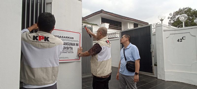 KPK sita rumah SYL di Jaksel (dok. Istimewa)