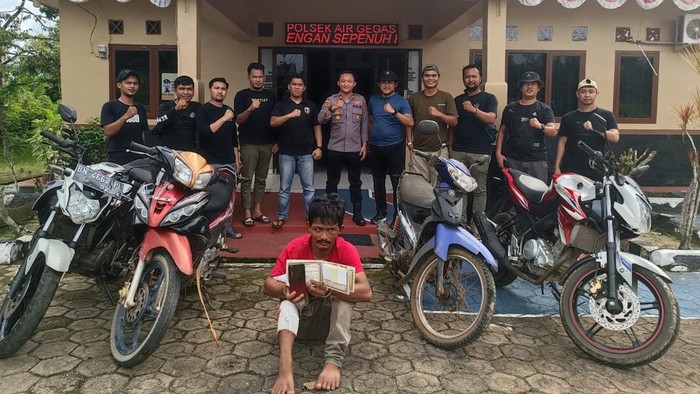 Legimas pelaku curanmor di 5 TKP ditembak polisi.