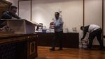 Mahfud Md Kemasi Barang Pribadi Sebelum Pamit dari Kemenko Polhukam
