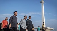 Hari ini adalah hari terakhir Mahfud pergi ke kantor Kemenko Polhukam. Mahfud akan berpamitan dengan para stafnya di Kemenko Polhukam.