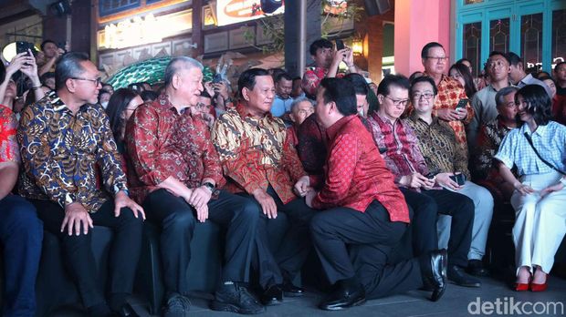 Momen Prabowo-Erick Thohir Duduk Bareng Pengusaha Kakap di PIK