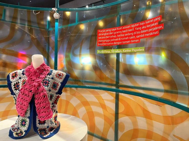 Potret Kegigihan Melawan Kanker dalam Balutan Karya Seni