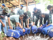 Lantamal Kupang Musnahkan 495 Liter Miras Ilegal Jenis Moke