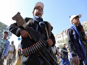 AS Serang Kapal Tanpa Awak-Tembak Jatuh Rudal Houthi di Yaman