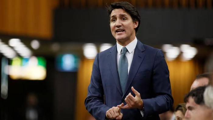 Canadas Prime Minister Justin Trudeau speaks during Question Period in the House of Commons on Parliament Hill in Ottawa, Ontario, Canada January 29, 2024. REUTERS/Blair Gable Acquire Licensing Rights, opens new tab