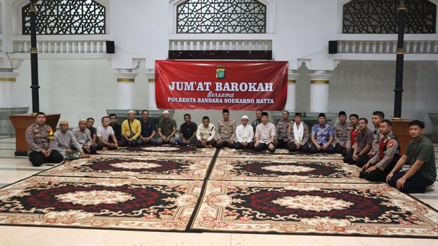 Polresta Bandara Soekarno-Hatta melakukan cooling system menjelang Pemilu