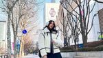 10 Pose Kece Sabrina Chairunnisa Liburan di Korea Meski Tulang Tangan Retak