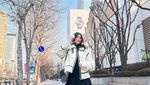 10 Pose Kece Sabrina Chairunnisa Liburan di Korea Meski Tulang Tangan Retak