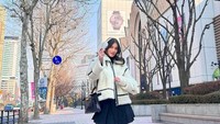 Istri Deddy Corbuzier, Sabrina Chairunnisa mengabarkan tulang tangannya retak saat liburan ke Korea Selatan. Foto: instagram Sabrina Charunissa