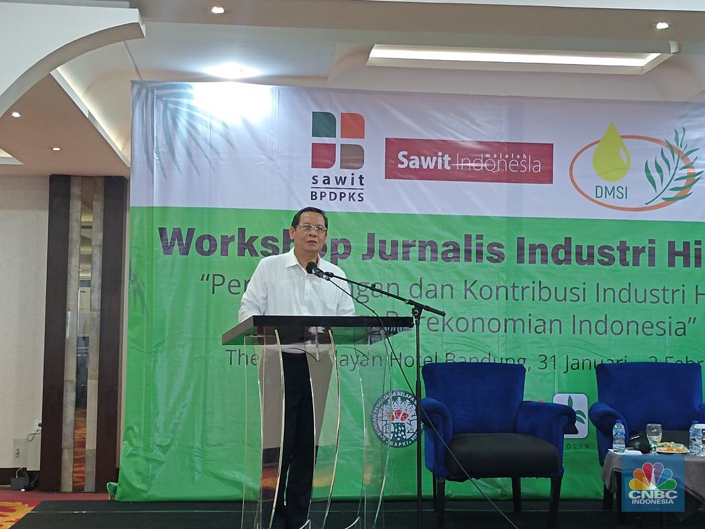 Sekretaris Jenderal Apolin Rapolo Hutabarat (CNBC Indonesia/Martyasari Rizky)