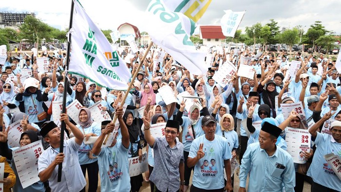 Solidaritas Ulama Muda Jokowi (Samawi) menggelar apel dan pelepasan relawan canvasing di Kabupaten Banyumas