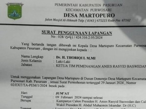 Izin Penggunaan Lapangan Kampanye AMIN di Pasuruan Dibatalkan Mendadak