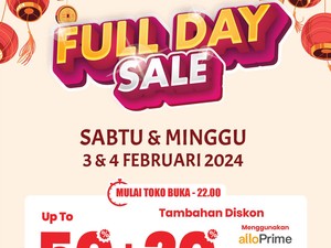 Transmart Full Day Sale Hadir Hari Ini! Banjir Diskon 50% + 20%