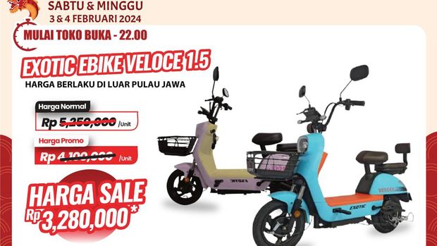 Transmart Full Day Sale- Sepeda Listrik