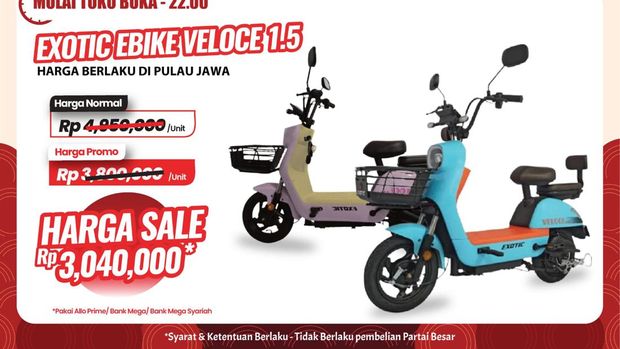 Transmart Full Day Sale- Sepeda Listrik