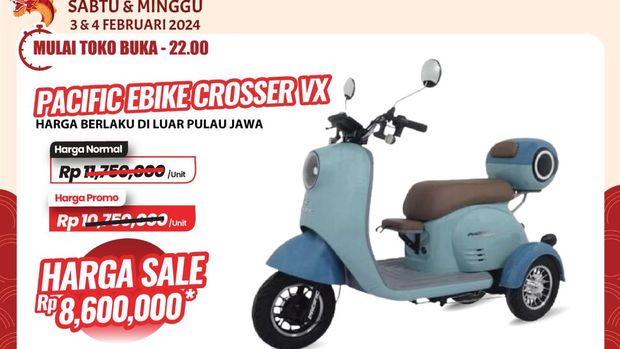 Transmart Full Day Sale- Sepeda Listrik