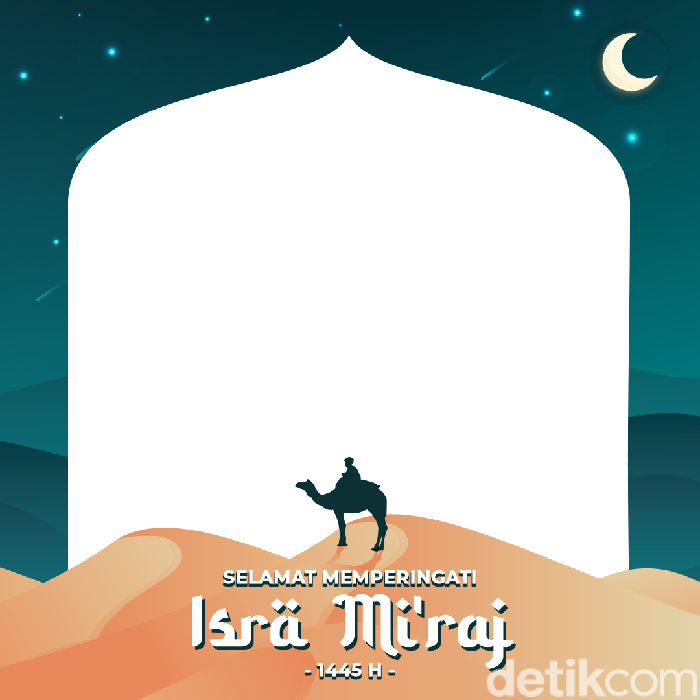 Berikut ini sederet twibbon Isra Mikraj (Isra Miraj) 2024 yang unik untuk mewarnai media sosial kamu. Ada banyak frame yang bisa dipiih dan cara memasangnya pun gampang.