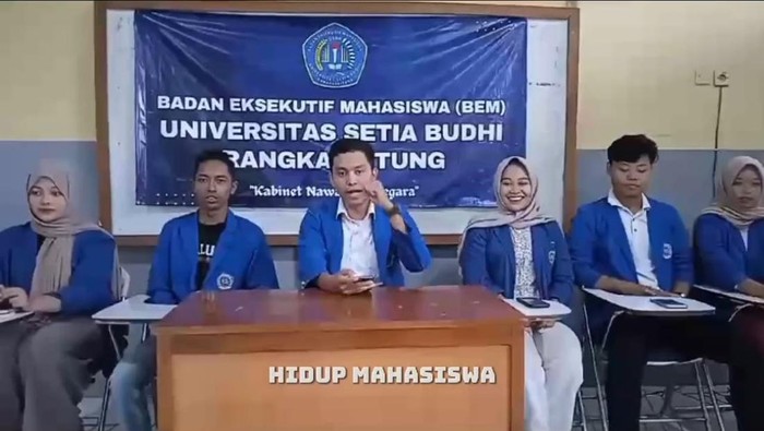 Deklarasi BEM Universitas Setia Budhi Rangkas Bitung soal pemilu