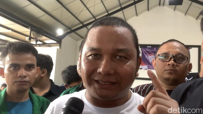 Jubir Timnas Amin, Bakhtiar Sibarani (Raja Malo/detikSumut)