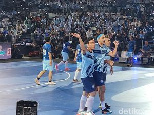 Gibran Main Futsal Bareng Raffi Ahmad hingga El Loco Gonzales, Cetak 1 Gol