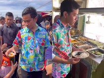 Gibran Rakabuming Cicip Es Cincau hingga Gabus Pucung Saat ke Depok-Bekasi