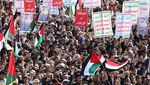 Ribuan Orang Turun ke Jalan untuk Bela Palestina