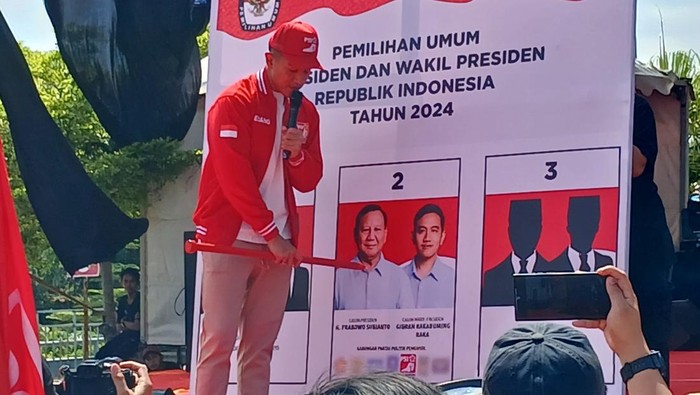 Kaesang Pangarep kampanye di Batam. (Alamudin Hamapu/detikSumut)