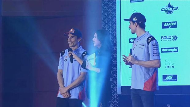 Marc Marquez dan Alex Marquez di Jakarta.