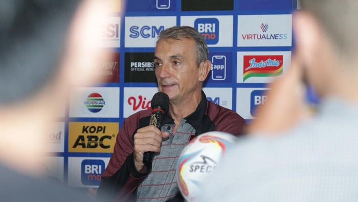 Pelatih Persis Solo, Milomir Seslija (Milo). Diunggah Sabtu (3/2/2024).