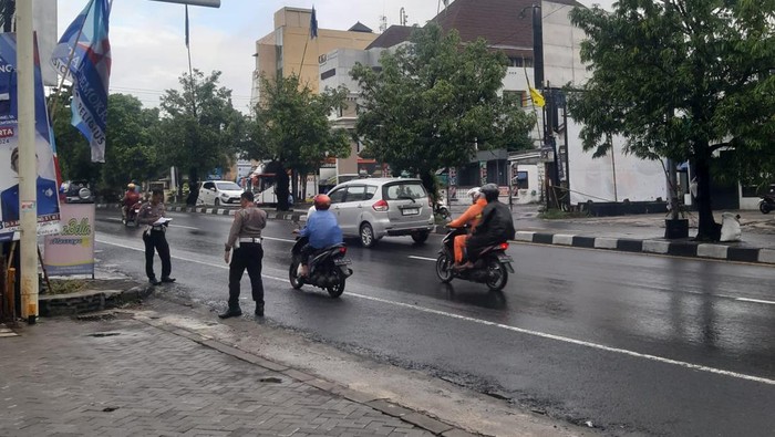 TKP kecelakaan di Jalan Jogja-Solo Maguwoharjo tewaskan pemotor, Sabtu (3/2/2024)