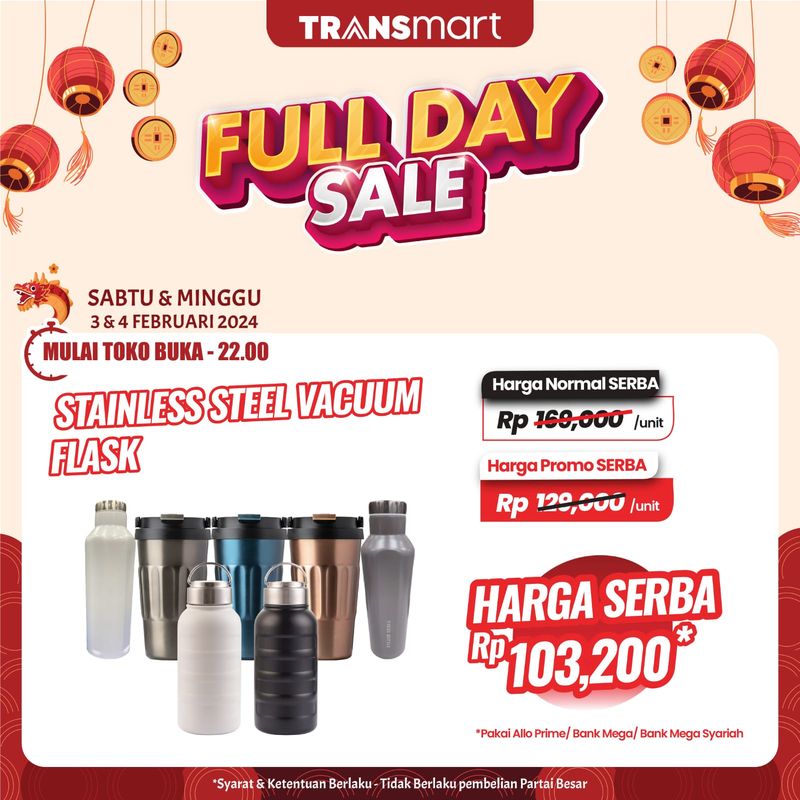 Transmart Full Day Sale 3-4 Februari 2024