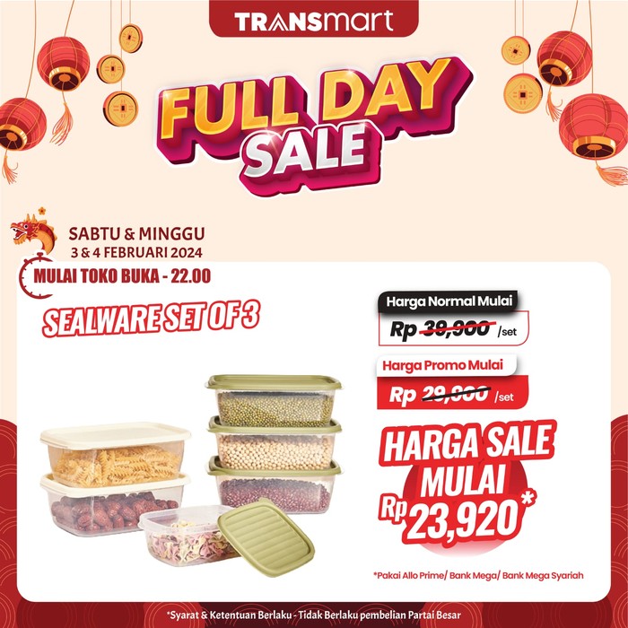 Transmart Full Day Sale 3-4 Februari 2024
