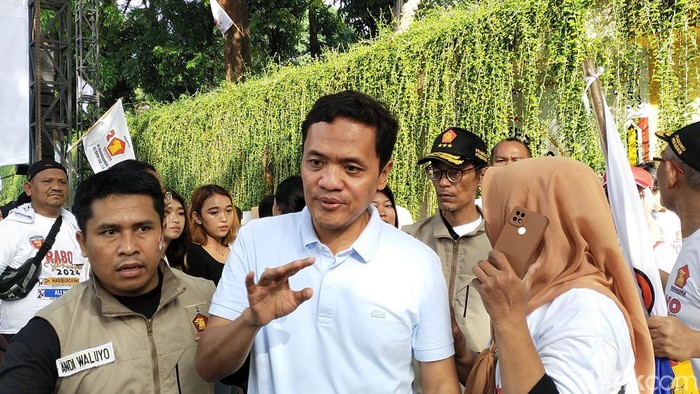 Wakil Ketua Tim Kampanye Nasional (TKN) Prabowo Subianto-Gibran Rakabuming Raka, Habiburokhman (Tina/detikcom).