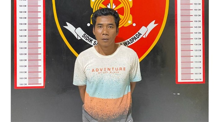 Yasin spesialis curat di Musi Rawas saat diamankan polisi.