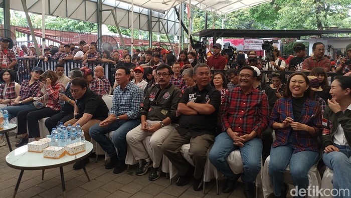 Ahok hadiri acara Ahokers Bareng Ganjar (Wildan Noviansah/detikcom)