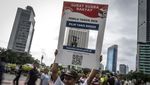 Aksi Ajak Pilih Yang Bersih di Bundaran HI