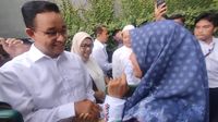 Anies Diberi Semangat Dari Tetangga Sebelum Hadiri Debat Pamungkas Pilpres