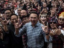 Ahokers Bareng Ganjar Pakai Kemeja Kotak-kotak, Ahok Tegaskan Tak Nostalgia