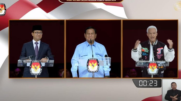Debat Pilpres 2024 (dok. YouTube KPU)